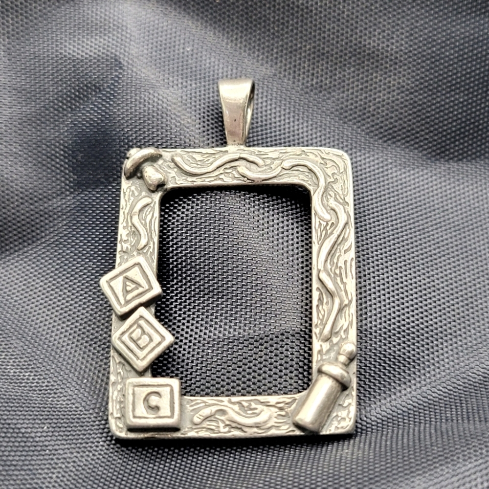 Sterling Silver New Mom Pendant